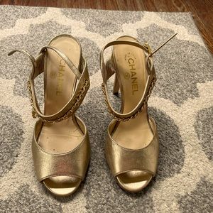 Beautiful gently used Chanel shoes from the Chanel store